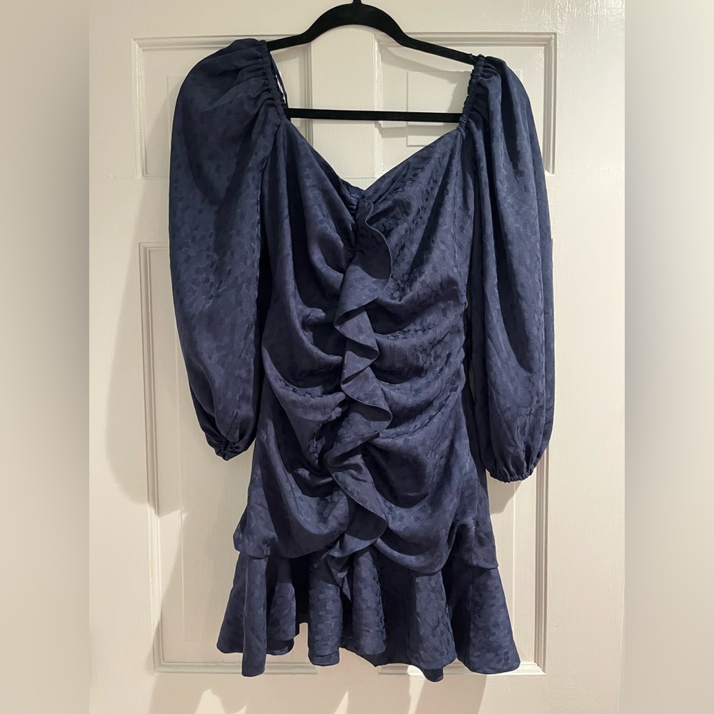 ASTR navy mini dress